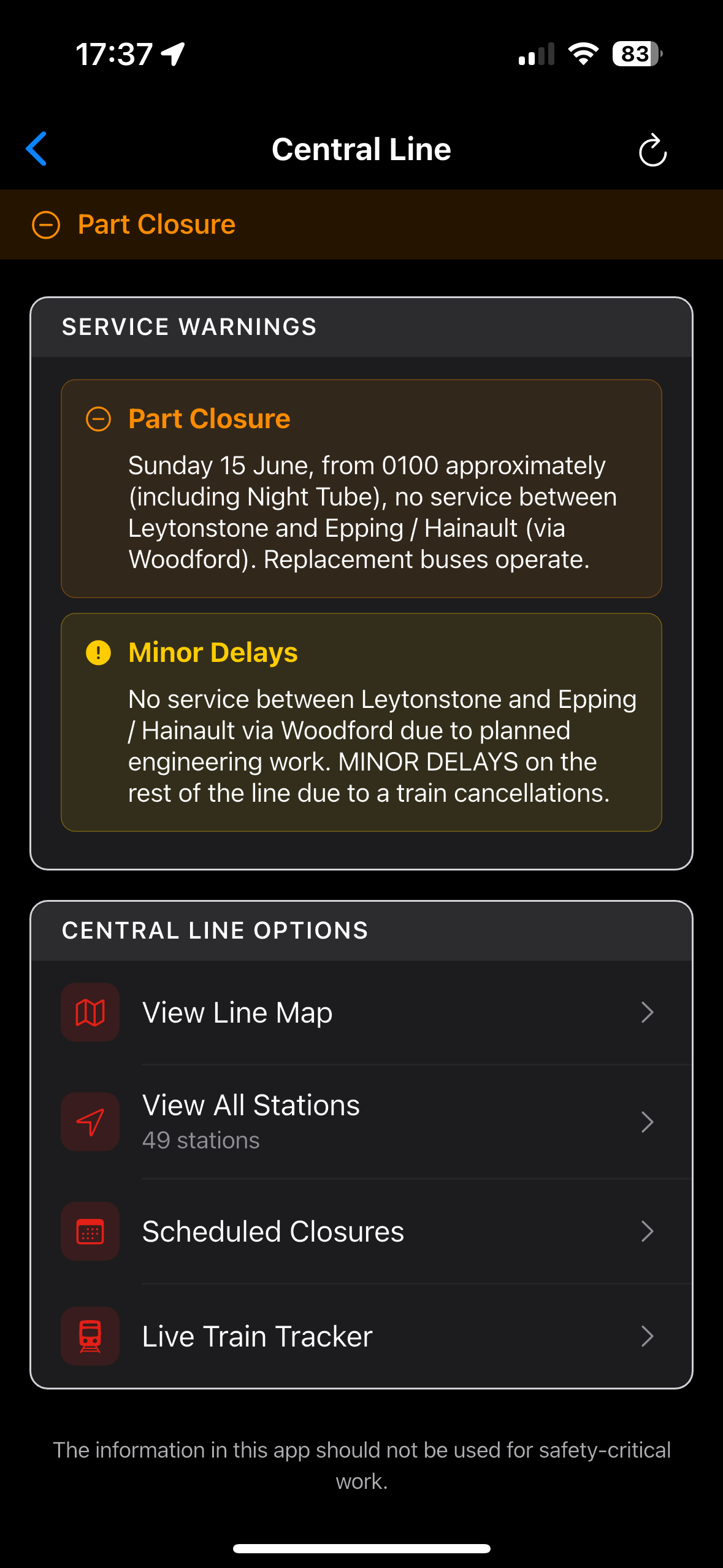 Central line details
